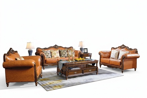 American sofa set leather sofa upholstery 321 wood seater
