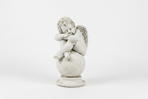 Angel Ball Statue Figure Figures Statues Sculpture Sculptures Garden Decoration