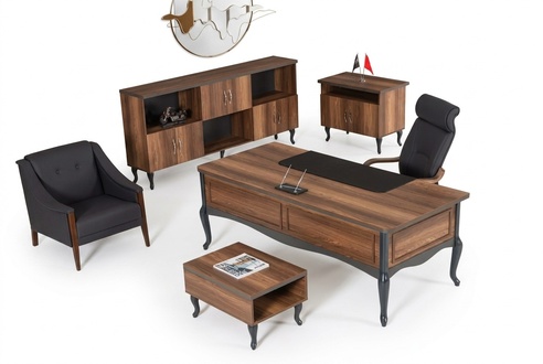 Study desk Luxury design desk Office Office furniture Executive desk