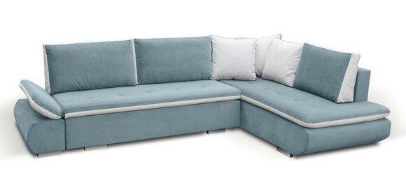 Sofa sofa bed Designer sofa with bed function + bed storage corner sofa couch NEW ARGENT TRINITY