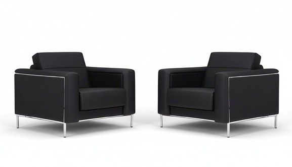 Chair 1 seat textile lounge luxury office furniture 2x chairs designer chairs modern