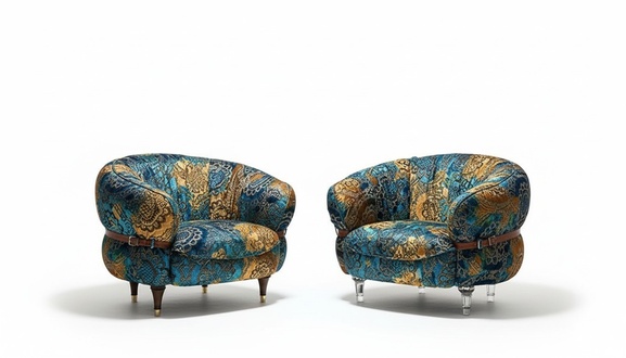 Armchair Club Lounge Designer TV Sofa Chair Chairs Upholstery Textile Seat Furniture