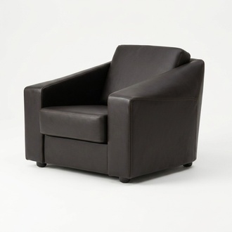 Armchair Couch Upholstery Seat Designer Leather 1-Seater Sofas Upholstery