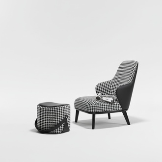 Armchair Design Couch Sofa Relax Fabric Lounge Luxury TV Club Upholstery