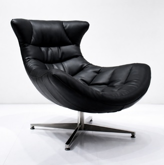 Armchair Design Couch Sofa Seater Leather Lounge Club Upholstery Luxury Ears Seat