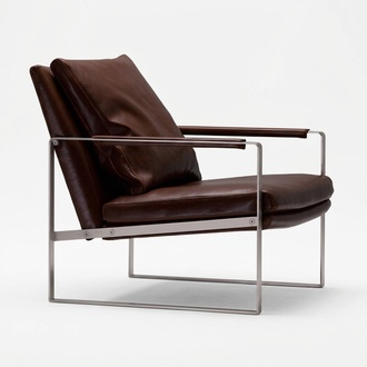 Armchair Design Couch Sofa Relax Brown Leather Lounge Club Upholstery Seater Luxury New
