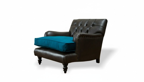 Chair Design Couch Sofa Relax Lounge Club Upholstered Seat Luxury Chesterfield New
