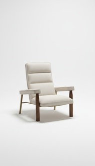 Chair Design Couch Sofa Relax Leather Lounge Club Upholstered Seat Luxury White