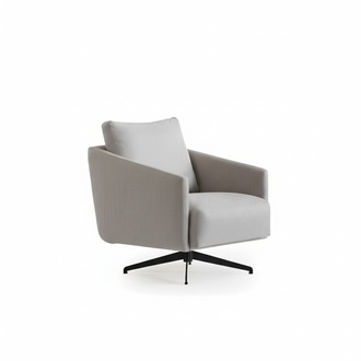 Armchair Design Cushion Couch Sofas Textile Style Modern Grey