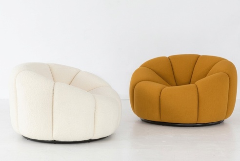 Armchair Designer Chair Relax Seat Design Couch Lounge Club Textile Furniture Textile