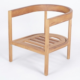 Armchair garden chair wooden chair reclining chair garden furniture seating furniture