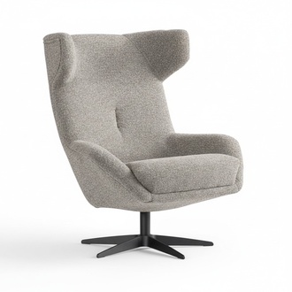 Armchair Gray Recliner Upholstered Chair Modern Living Room