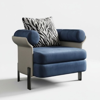 Armchair lounge designer armchair upholstery sofa 1 seater living room new