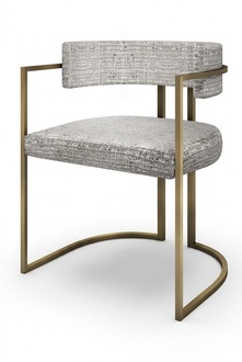Armchair Metal Design Upholstery Lounge Club Chair Seat Relax Luxury Room Wait New