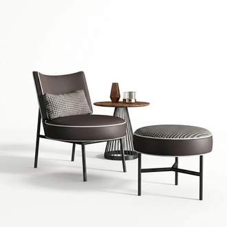 Armchair + Stool Club Armchair Lounge Armchair Cocktail Armchair Relax Armchair Back Upholstery