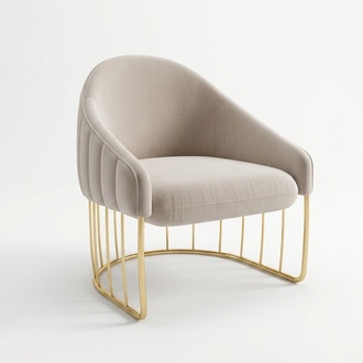 Armchair Relax Lehn Upholstery Television Lounge Club Metal Chrohme Velvet 1 Seat Upholstery