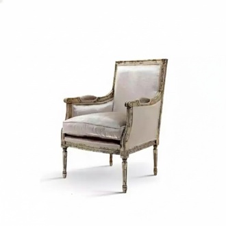 Armchair Sofa 1 Seater Couch Designer Grey Textile Sofas Upholstery Wood New