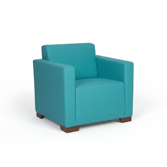 Armchair Study Blue Seat Office Furniture Armchair New Textile