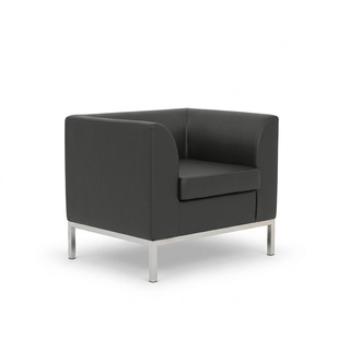 Armchair Study Office Furniture Textile New Black Seat Luxury Furniture