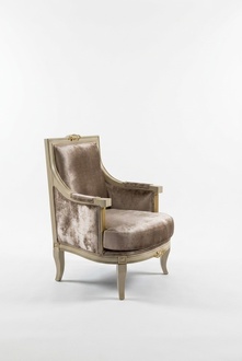 Armchair Art Deco Relax Fabric Lounge Textile Seater Luxury Seat Polyester
