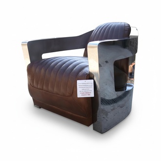 aviator furniture luxury vintage retro shabby leather chair designer armchair sofa couch