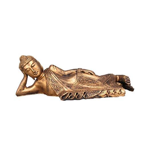 Lying Buddha decorative figurine statue sculpture 24 x 75 cm (B14)
