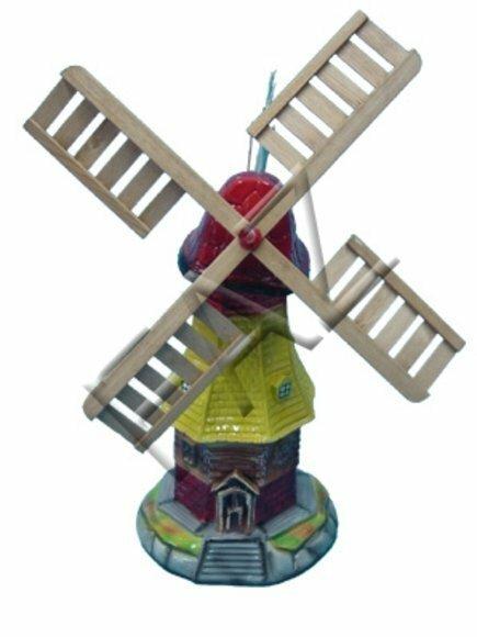 Decorative sculpture designed as colorful gloss mill figure 70cm