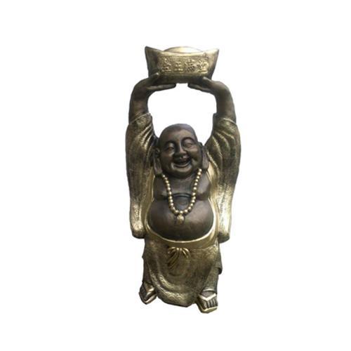 Budai with a basket figure decorative statue sculpture 35 cm height B30