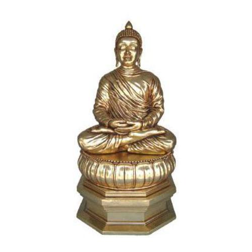 Meditating Buddha figure decorative statue sculpture 125 cm height (B39A)