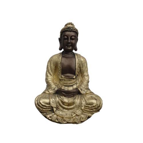 Meditating Buddha figure decoration sculpture statue 34 cm height (B46)