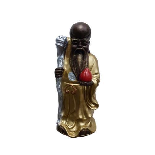 Confucius with a stick figure decorative sculpture 48 cm height (B57)