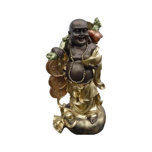 Decorative sculpture designed as happy Budai figure statue 41 cm height (B61)