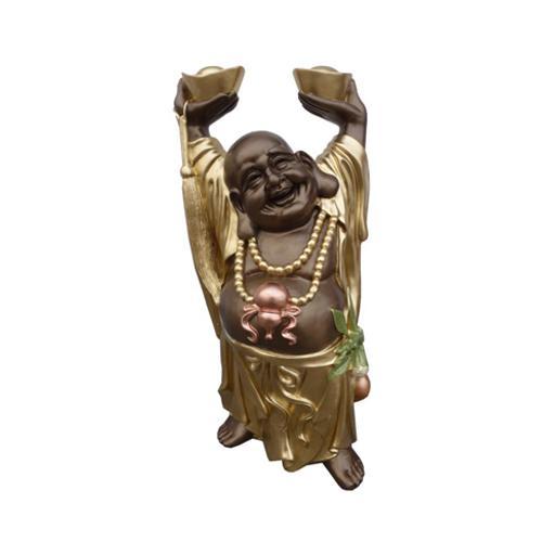 Happy Budai with vessels figure decorative sculpture 88 cm height (B74)