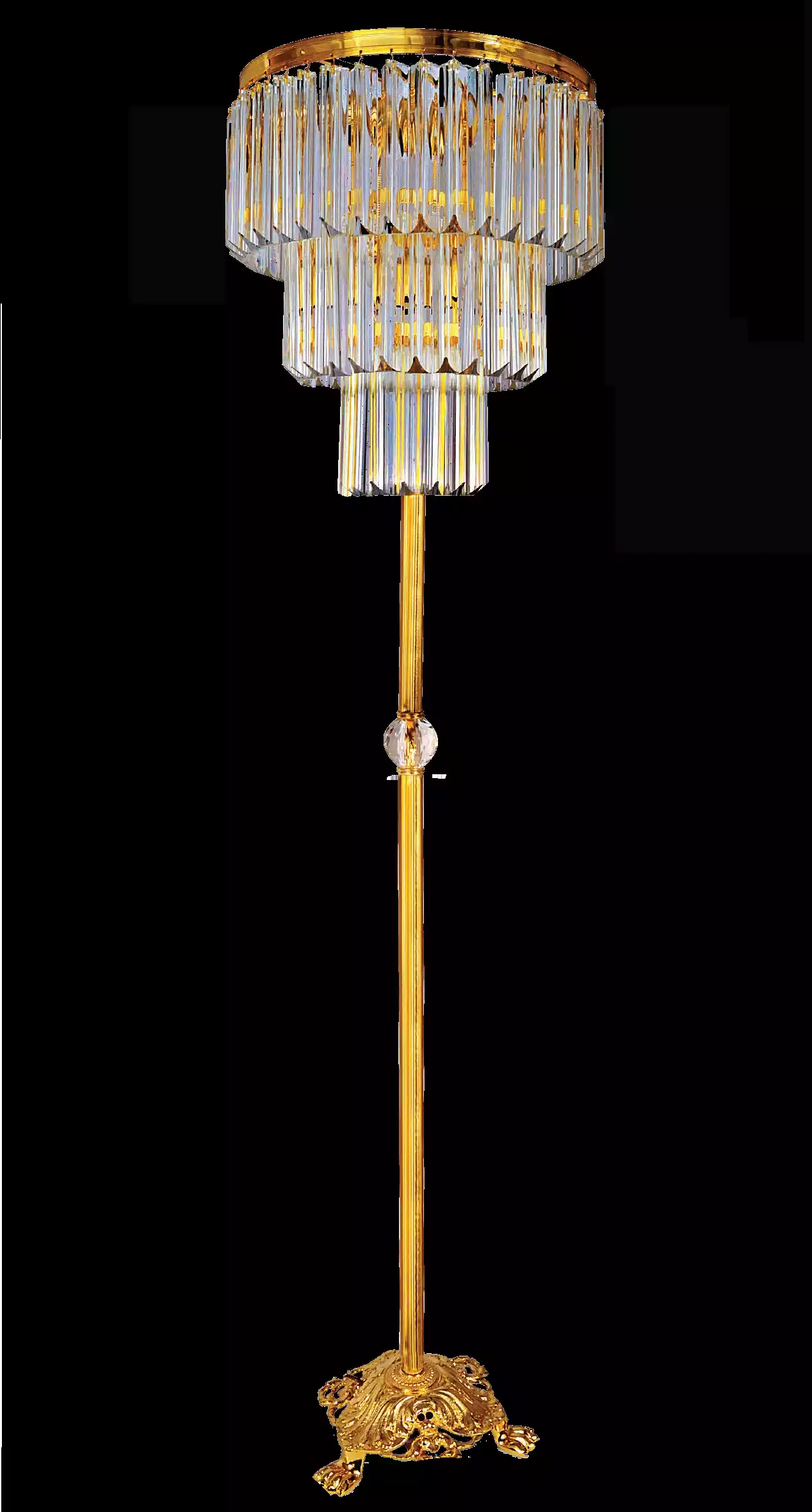 Floor Lamp Lights Gold Furniture Lamp Standing Living Room Modern