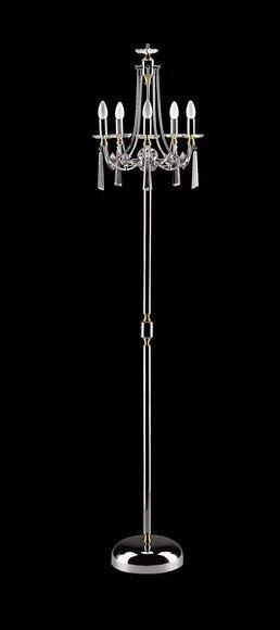 Crystal floor lamp floor lamp stand luxury lights lamps lamp silver