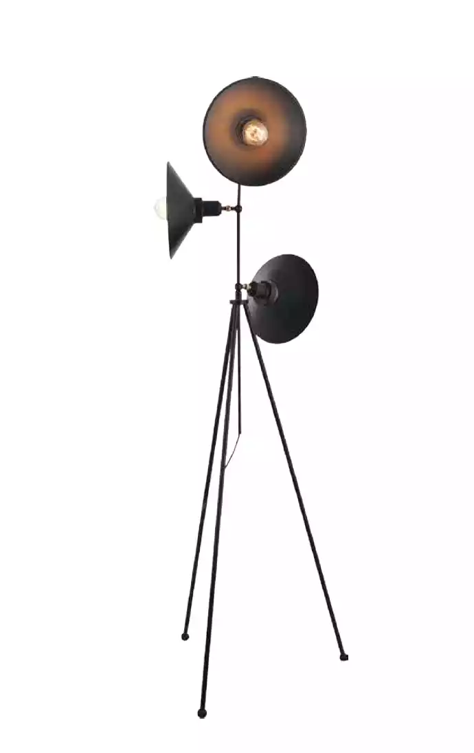 Floor lamp living room modern 150 cm black luxury interior