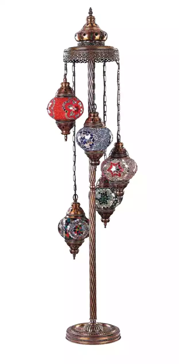 Floor lamp floor lamp stand luxury lights lamps lamp glass multicolored