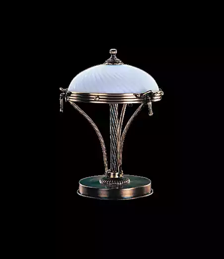 Table lamp table light lamp lights white gold lamps table glass art