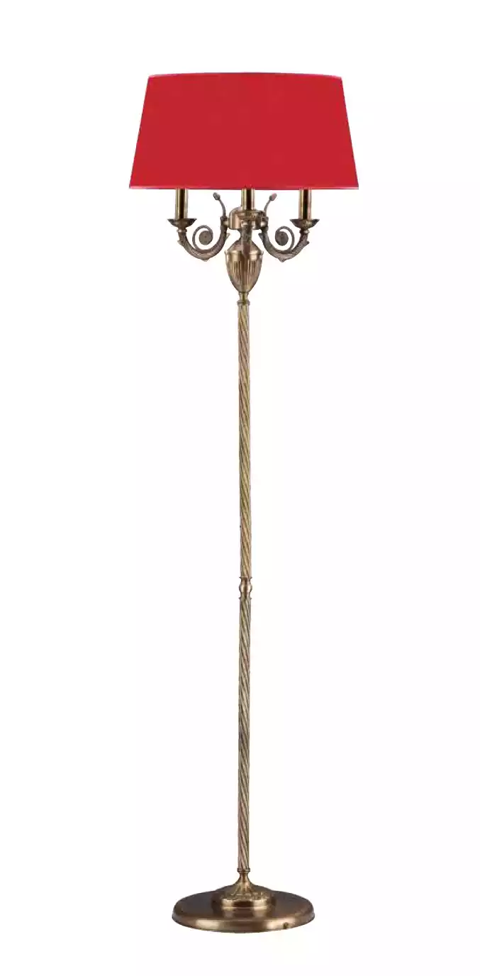 Red floor lamp floor lamp lamp light gold lamps 50x173