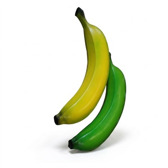 Decorative exhibitor designed as banana figure 150cm height for garden or commercial shop