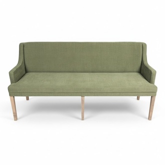 Bench Textile Seat Benches Chesterfield Restaurant Fabric Shop Sofa Leather Couch New