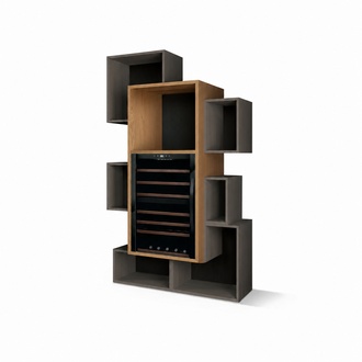 Bar cabinet living room wine cabinet bar cabinet home bar wood new gray