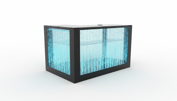 Bar Table Water Wall Bar Counter Furniture Illuminated Bar Table Bar Counter Led Shelf