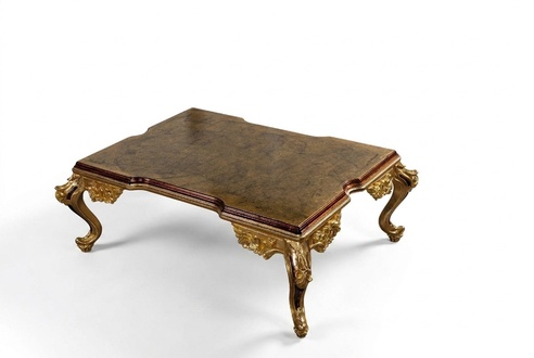 Baroque coffee table wood tables furniture furnishings living room classic