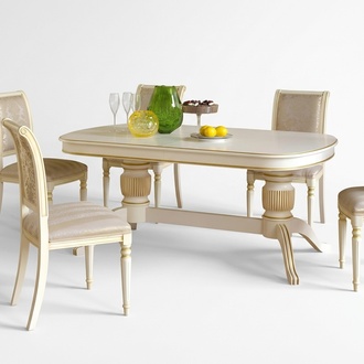 Baroque Rococo Style Furniture Dining Table Dining Room Set Table 170*110cm new