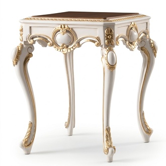 Baroque table side table wooden table Italian furniture side tables rococo