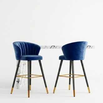 Bar stool bar stool blue velvet design bar stools bar stools chairs new