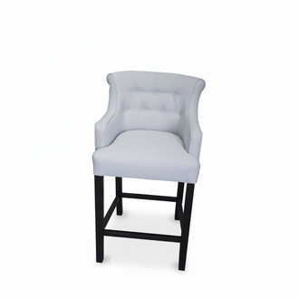 10x set chesterfield velvet fabric design bar stools/armchairs