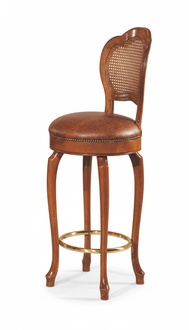 Bar Stool Design Stool Counter Stool Bar Chair Brown Leather Luxury Upholstery Bars