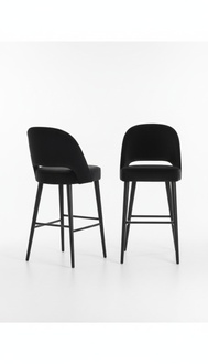 Bar stool Stool Bar stool Chair Modern Polyester Black Fabric Design